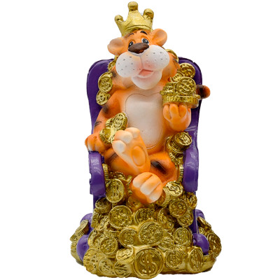 Фигурка декоративная Home Story Тигр на троне Фигурка декоративная Home Story Тигр на троне