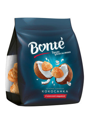 Печенье Bonte Bakery кокосанка сдобное, 270г Печенье Bonte Bakery кокосанка сдобное, 270г