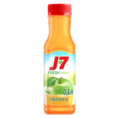 Сок J7 Fresh Taste Яблочный осветленный 300мл Сок J7 Fresh Taste Яблочный осветленный 300мл