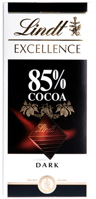 Шоколад горький Lindt Excellence 85%, 100г Шоколад горький Lindt Excellence 85%, 100г