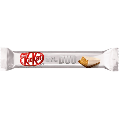 Шоколад Kitkat Senses White Edition белый и молочный с хрустящей вафлей, 58г Шоколад Kitkat Senses White Edition белый и молочный с хрустящей вафлей, 58г