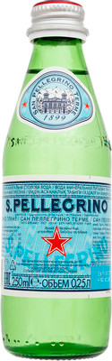 Вода S.pellegrino минеральная природная питьевая лечебно-столовая газированная, 250мл Вода S.pellegrino минеральная природная питьевая лечебно-столовая газированная, 250мл