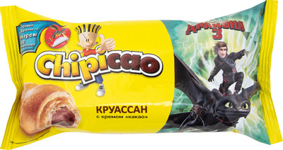 Круассан Chipicao с кремом какао с вкладышем, 60г Круассан Chipicao с кремом какао с вкладышем, 60г