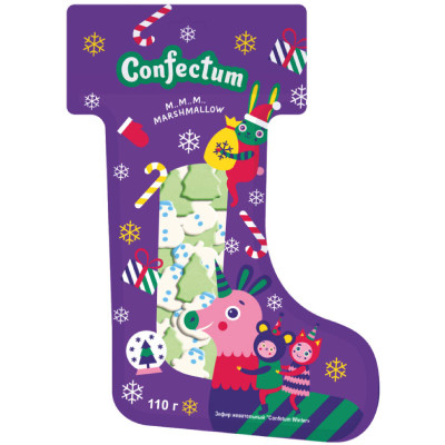 Зефир Confectum Winter жевательный, 110г Зефир Confectum Winter жевательный, 110г