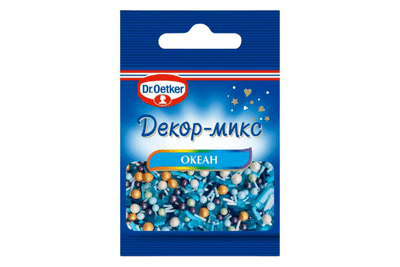 Посыпка кондитерская Dr.Oetker Декор-микс Океан, 10г Посыпка кондитерская Dr.Oetker Декор-микс Океан, 10г