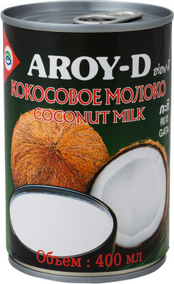 Молоко кокосовое Aroy-D 17-19%, 400мл Молоко кокосовое Aroy-D 17-19%, 400мл