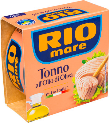 Тунец Rio Mare в оливковом масле, 160г Тунец Rio Mare в оливковом масле, 160г