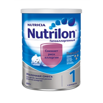 Смесь Nutrilon 1 Гипоаллергенный с рождения, 800г Смесь Nutrilon 1 Гипоаллергенный с рождения, 800г