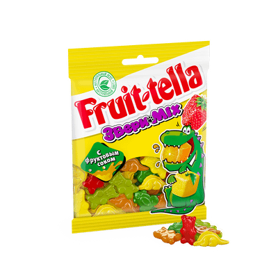 Мармелад Fruittella Звери Mix жевательный, 70г Мармелад Fruittella Звери Mix жевательный, 70г
