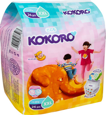 Подгузники-трусики Kokoro Junior plus р.6 15-28кг, 26шт Подгузники-трусики Kokoro Junior plus р.6 15-28кг, 26шт