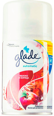 Сменный баллон для Glade Автоматик Яблоко-корица, 269мл Сменный баллон для Glade Автоматик Яблоко-корица, 269мл