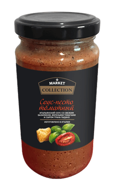 Соус-песто томатный Market Collection, 190г Соус-песто томатный Market Collection, 190г