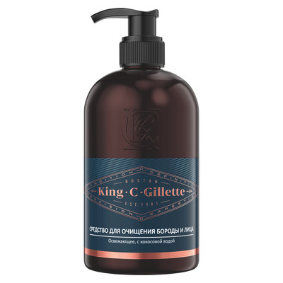 Средство для очищения бороды и лица King C. Gillette, 350мл Средство для очищения бороды и лица King C. Gillette, 350мл