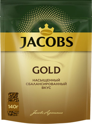 Кофе Jacobs Monarch Gold натуральный растворимый сублимированный, 140г Кофе Jacobs Monarch Gold натуральный растворимый сублимированный, 140г