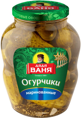 Огурчики Дядя Ваня маринованные, 1.8кг Огурчики Дядя Ваня маринованные, 1.8кг