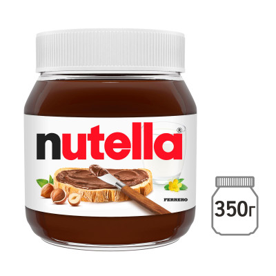 Ореховая паста Nutella фундук и какао, 350г Ореховая паста Nutella фундук и какао, 350г