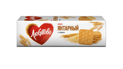 Крекер Любятово Янтарный с сыром, 204г Крекер Любятово Янтарный с сыром, 204г