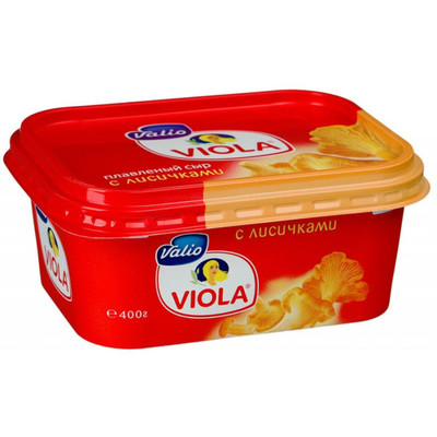 Сыр плавленый Viola с лисичками 50%, 400г Сыр плавленый Viola с лисичками 50%, 400г