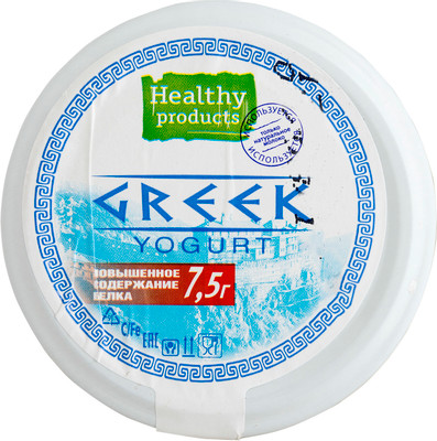 Йогурт Полезные Продукты греческий земляника 0%, 165г Йогурт Полезные Продукты греческий земляника 0%, 165г