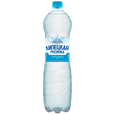 Вода Липецкая природная питьевая негазированная, 1.5л Вода Липецкая природная питьевая негазированная, 1.5л