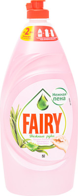 Средство для мытья посуды Fairy розовый жасмин и алоэ вера, 900мл Средство для мытья посуды Fairy розовый жасмин и алоэ вера, 900мл