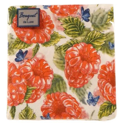 Салфетки бумажные Art Bouqet 24х24см 37092, 25шт Салфетки бумажные Art Bouqet 24х24см 37092, 25шт
