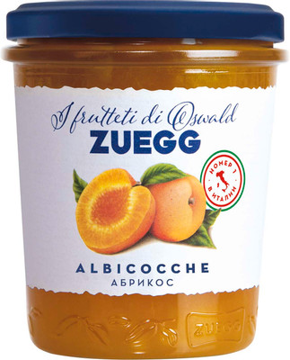 Конфитюр Zuegg абрикосовый экстра, 320г Конфитюр Zuegg абрикосовый экстра, 320г