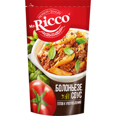 Соус томатный Mr. Ricco Болоньезе, 385г Соус томатный Mr. Ricco Болоньезе, 385г