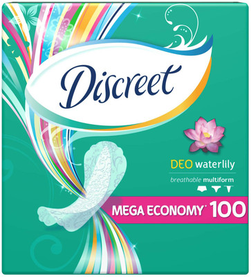 Прокладки ежедневные Discreet Deo water lily multiform, 100шт Прокладки ежедневные Discreet Deo water lily multiform, 100шт