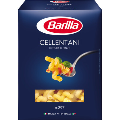 Макароны Barilla Cellentani из твёрдых сортов пшеницы группа А высший сорт, 450г Макароны Barilla Cellentani из твёрдых сортов пшеницы группа А высший сорт, 450г