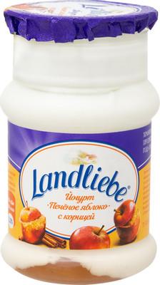 Йогурт Landliebe двухслойный печёное яблоко с корицей 3.2%, 130г Йогурт Landliebe двухслойный печёное яблоко с корицей 3.2%, 130г
