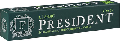 Зубная паста President Classic, 75мл Зубная паста President Classic, 75мл