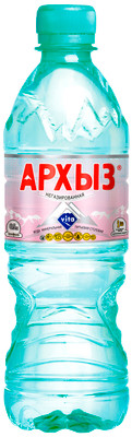 Вода Архыз Вита минеральная негазированная, 500мл Вода Архыз Вита минеральная негазированная, 500мл