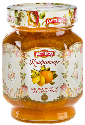 Конфитюр Ратибор из апельсина с лимоном, 350г Конфитюр Ратибор из апельсина с лимоном, 350г