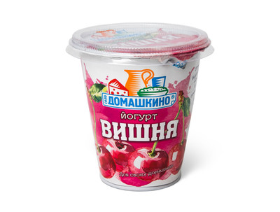 Йогурт Село Домашкино фруктовый вишня 2.5%, 290г Йогурт Село Домашкино фруктовый вишня 2.5%, 290г