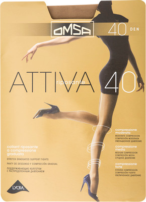 Колготки Omsa Attiva 40 Caramello Коричневые Размер 4 Колготки Omsa Attiva 40 Caramello Коричневые Размер 4
