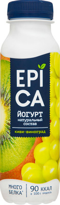 Йогурт Epica питьевой киви-виноград 2.5%, 260г Йогурт Epica питьевой киви-виноград 2.5%, 260г