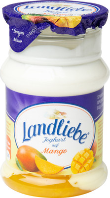 Йогурт Landliebe двухслойный манго 3.2%, 130г Йогурт Landliebe двухслойный манго 3.2%, 130г