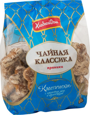 Пряники Хлебный Дом Чайная классика с ароматом меда и пряностями, 500г Пряники Хлебный Дом Чайная классика с ароматом меда и пряностями, 500г