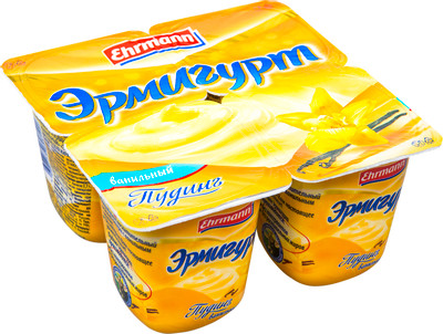 Пудинг молочный Эрмигурт ваниль 3%, 100г Пудинг молочный Эрмигурт ваниль 3%, 100г