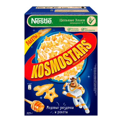 Завтрак готовый Kosmostars медовый, 325г Завтрак готовый Kosmostars медовый, 325г
