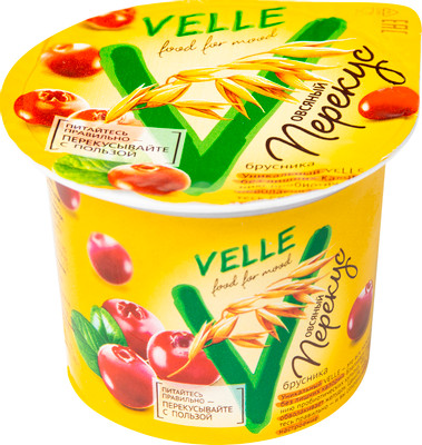 Продукт овсяный Velle Перекус брусника, 140г Продукт овсяный Velle Перекус брусника, 140г