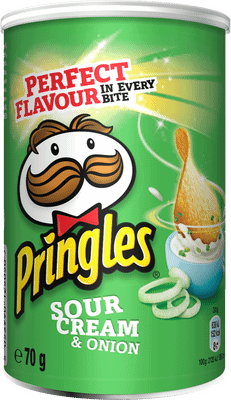 Чипсы картофельные Pringles со вкусом сметаны и лука, 70г Чипсы картофельные Pringles со вкусом сметаны и лука, 70г