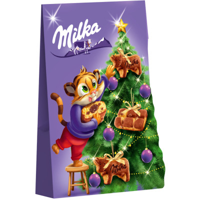 Пирожное Milka бисквитное с шоколадной начинкой и молочным шоколадом + Lila Cake двухслойное, 126г Пирожное Milka бисквитное с шоколадной начинкой и молочным шоколадом + Lila Cake двухслойное, 126г