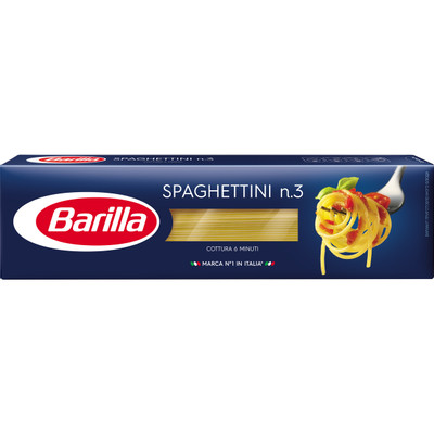 Макароны Barilla Spaghettini из твёрдых сортов пшеницы группа А высший сорт, 450г Макароны Barilla Spaghettini из твёрдых сортов пшеницы группа А высший сорт, 450г
