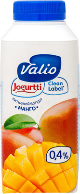 Йогурт Valio питьевой манго 0.4%, 330мл Йогурт Valio питьевой манго 0.4%, 330мл