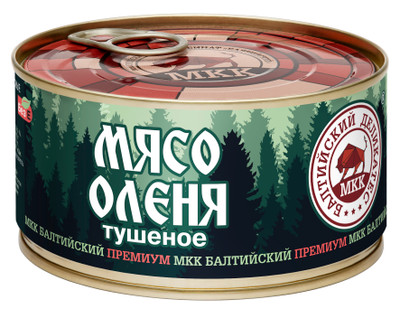 Мясные консервы Балтийский Деликатес мясо оленя тушёное, 325г Мясные консервы Балтийский Деликатес мясо оленя тушёное, 325г