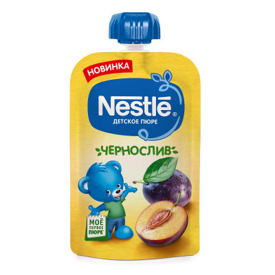 Пюре Nestlé из чернослив с 4 месяцев, 90г Пюре Nestlé из чернослив с 4 месяцев, 90г
