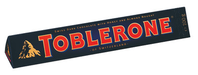 Шоколад тёмный Toblerone с медово-миндальной нугой 10%, 100г Шоколад тёмный Toblerone с медово-миндальной нугой 10%, 100г