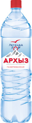 Вода Архыз Легенда Гор минеральная газированная, 1.5л Вода Архыз Легенда Гор минеральная газированная, 1.5л